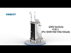 GMS M02 عمودية 4 في 1 IPL + SHR + ND YAG + Diode
