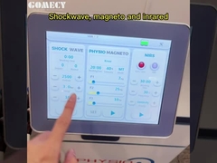 جهاز العلاج الطبيعي 3 في 1 من GMS: العلاج المغناطيسي، والموجات الصدمية، والأشعة تحت الحمراء القريبة